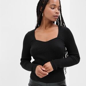 GAP Black Ribbed Women's Sweater
